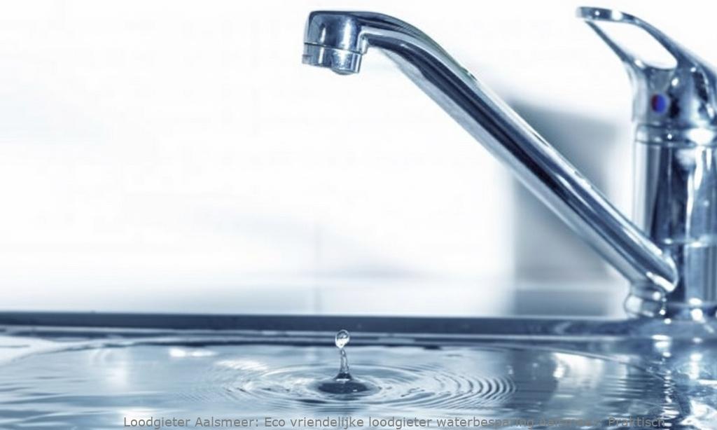 Eco vriendelijke loodgieter waterbesparing Aalsmeer: Praktisch