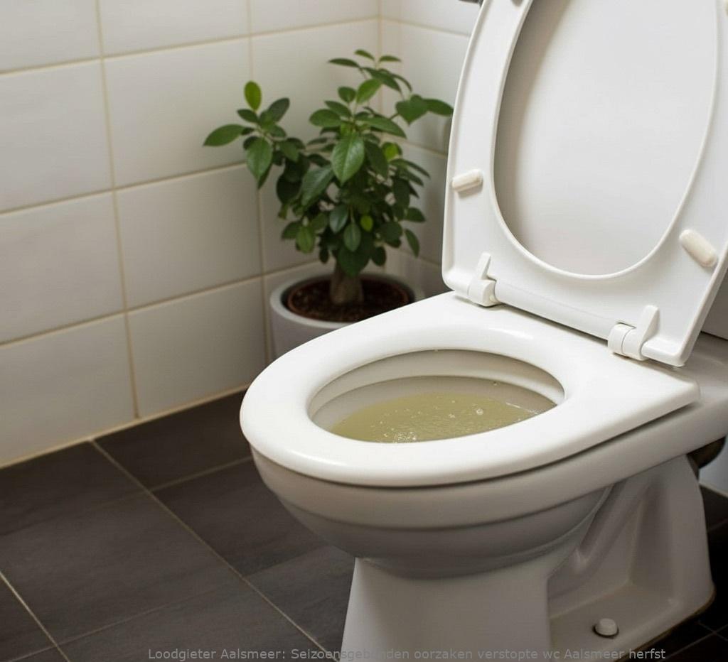 Seizoensgebonden oorzaken verstopte wc Aalsmeer herfst