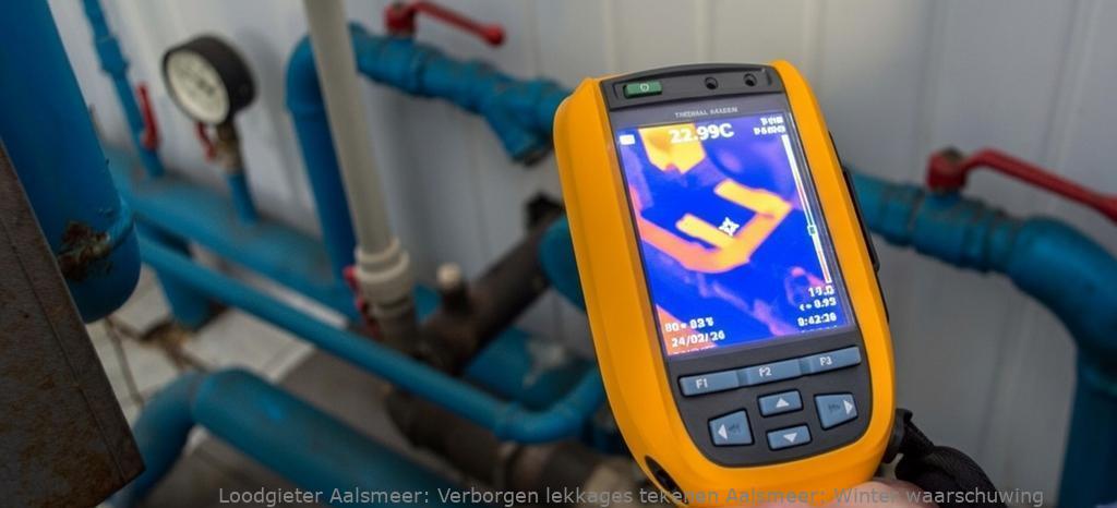 Verborgen lekkages tekenen Aalsmeer: Winter waarschuwing